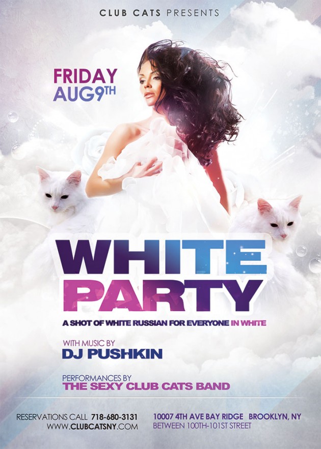 White Party at Club Cats, Brooklyn, NY